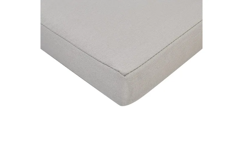 Havestol sæt á 6 Taviano - Hvid, grå, lyst træ - Havemøbler - Balkon - Balkonmøbler - Altanstole