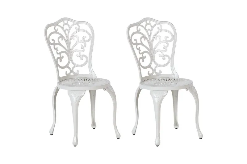 Havestol sæt af 2 Triora, Hvid