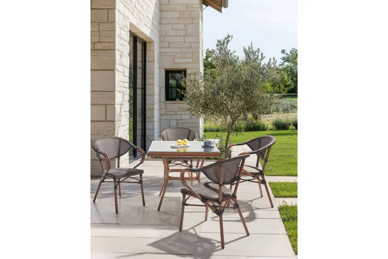 Havestol sæt af 4 Caspri II - Havemøbler - Balkon - Balkonmøbler - Altanstole