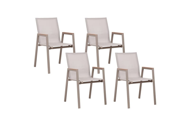 Havestol sæt af 4 Tiano, undefined