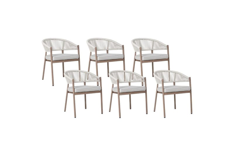 Havestol sæt af 6 Flavia, undefined