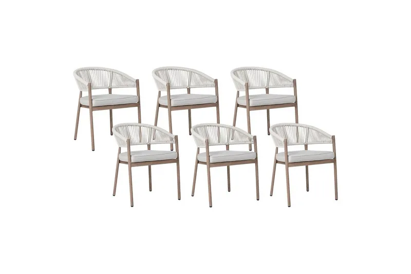 Havestol sæt af 6 Flavia, undefined