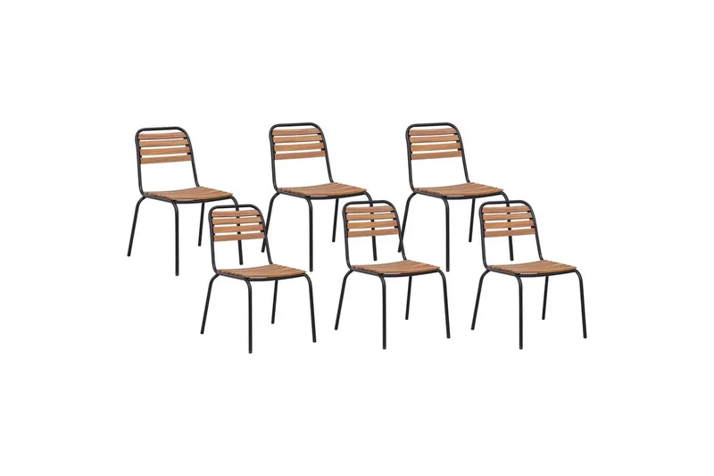 Havestol sæt af 6 Vallese, undefined