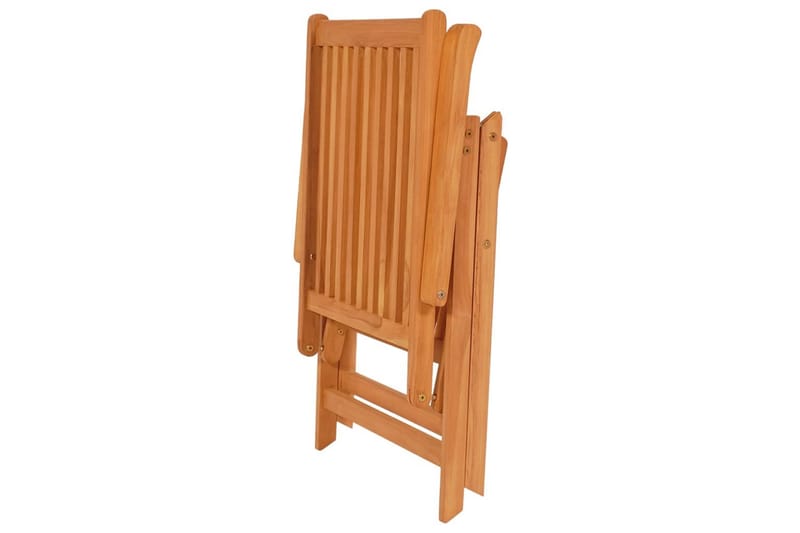 havestole 2 stk. med beige hynder massivt teaktræ - Beige - Spisebordsstole udendørs - Altanstole