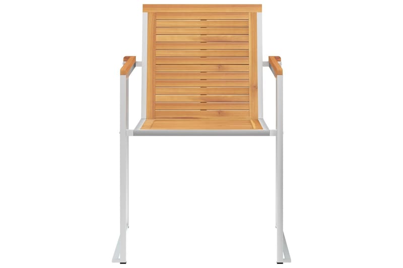 havestole 6 stk. med hynder massivt teaktræ - Brun - Havemøbler - Balkon - Balkonmøbler - Altanstole
