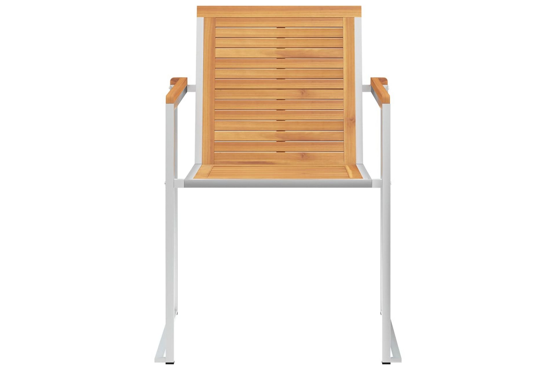 havestole 6 stk. med hynder massivt teaktræ - Brun - Havemøbler - Balkon - Balkonmøbler - Altanstole