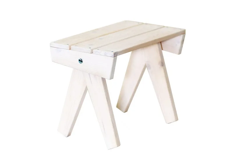 Hillerstorp EcoFurn Udebord Granny Fyr Oliet Hvid, Hvid