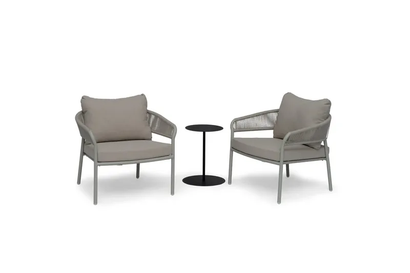 Hillerstorp Jet Set sidebord udendørs Ø35x50 cm sort - Sort - Havemøbler - Balkon - Balkonmøbler - Altanborde