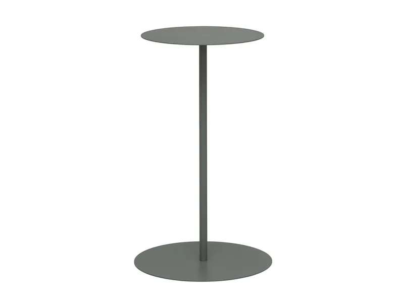Hillerstorp Jet Set sidebord udendørs Ø35x74 cm grågrøn, Grågrøn