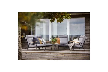 Hillerstorp Kungshult Udebord 81 x 140 cm Grå - Havemøbler - Balkon - Balkonmøbler - Altanborde