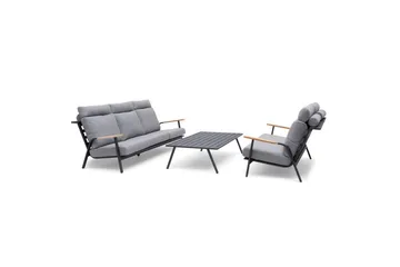 Hillerstorp Kungshult Udebord 81 x 140 cm Grå - Havemøbler - Balkon - Balkonmøbler - Altanborde