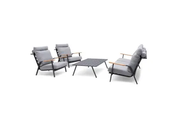 Hillerstorp Kungshult Udebord 81 x 140 cm Grå - Havemøbler - Balkon - Balkonmøbler - Altanborde