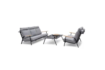 Hillerstorp Kungshult Udebord 81 x 140 cm Grå - Havemøbler - Balkon - Balkonmøbler - Altanborde