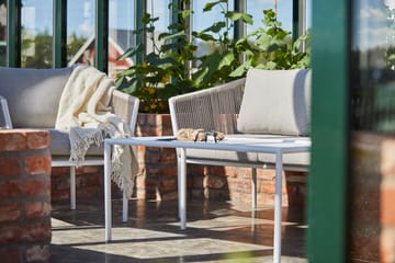 Hillerstorp Lersund Sofagruppe Udendørs Hvid/Beige - Hvid/Beige - Havemøbler - Loungemøbler - Sofagrupper udendørs