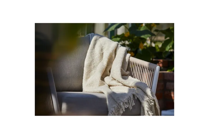 Hillerstorp Lersund Sofagruppe Udendørs Hvid/Beige - Hvid/Beige - Havemøbler - Loungemøbler - Sofagrupper udendørs
