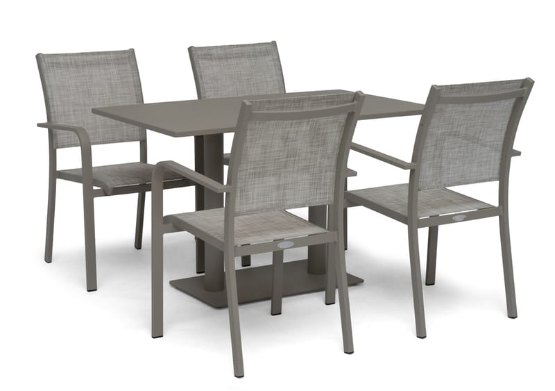 Hillerstorp Näsby cafébord 70 x 120 cm sand - Sand - Havemøbler - Balkon - Balkonmøbler - Altanborde