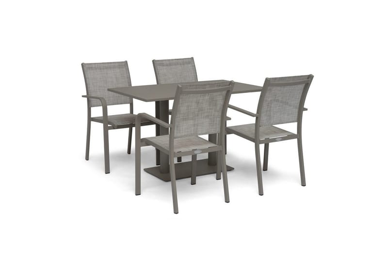 Hillerstorp Näsby cafébord 70 x 120 cm sand - Sand - Havemøbler - Balkon - Balkonmøbler - Altanborde
