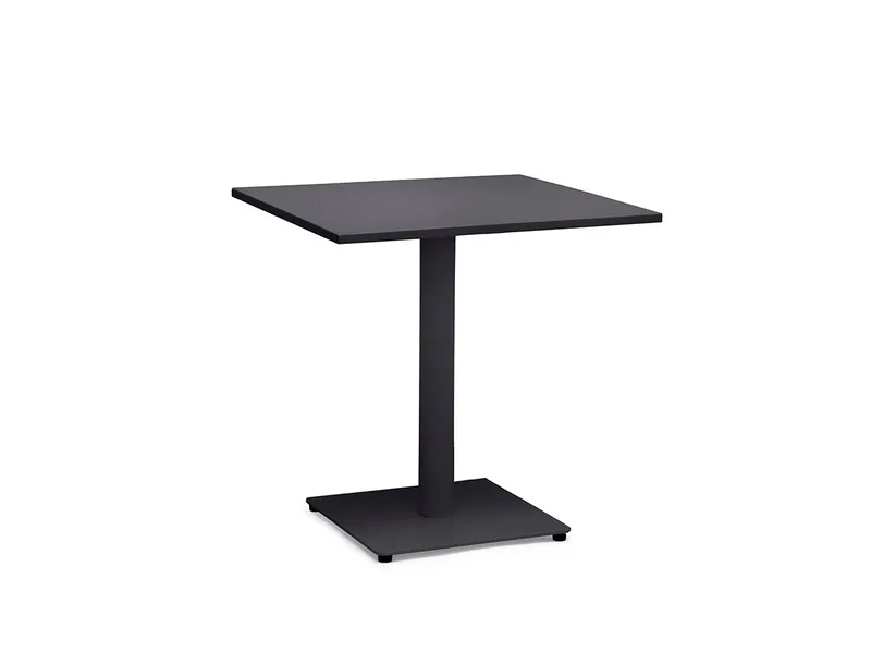 Hillerstorp Näsby Cafebord 70 x 70 cm Sort, Sort