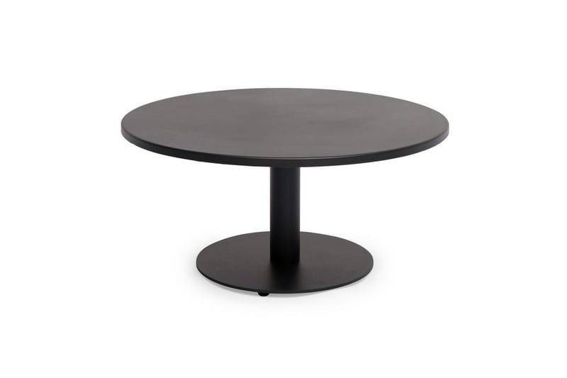 Hillerstorp Näsby sofabord udendørs Ø80 cm sort, Sort