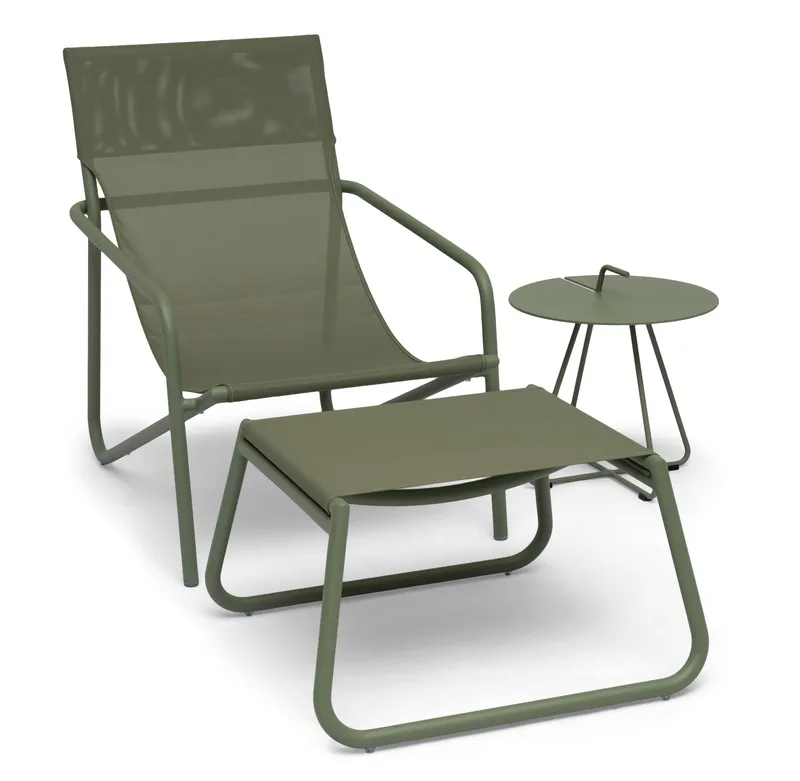 Hillerstorp Sandholma udendørsbord Ø44 cm grøn - Grøn - Havemøbler - Balkon - Balkonmøbler - Altanborde