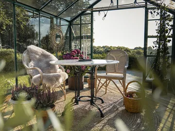 Hillerstorp Silja caféstol - Grå - Havemøbler - Balkon - Balkonmøbler - Altanstole