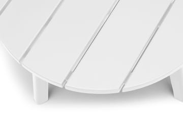 Hillerstorp Tennessee sidebord Ø50 cm - Hvid - Havemøbler - Balkon - Balkonmøbler - Altanborde
