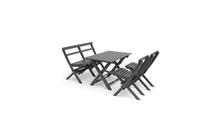 Hillerstorp Torpet klapstol til udendørsbrug stålgrå - Stålgrå - Havemøbler - Balkon - Balkonmøbler - Altanstole