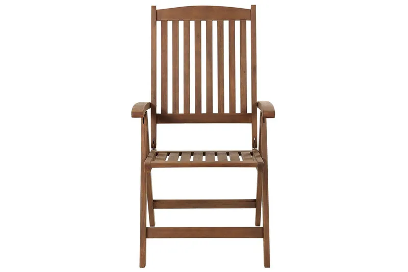 Hopfällbar möbeluppsättning Beliani Amantea Dark wood - Havemøbler - Balkon - Balkonmøbler - Altanstole