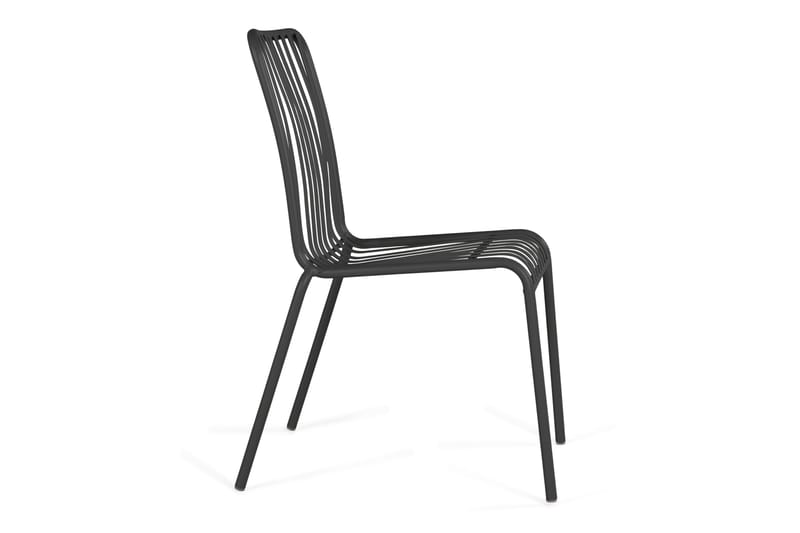 Jarva Spisestol Udendørs - Sort - Havemøbler - Balkon - Balkonmøbler - Altanstole