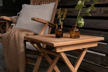 Kenya cafébord 70 cm udendørs - Mørk natur - Havemøbler - Balkon - Balkonmøbler - Altanborde