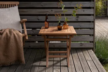 Kenya cafébord 70 cm udendørs - Mørk natur - Havemøbler - Balkon - Balkonmøbler - Altanborde