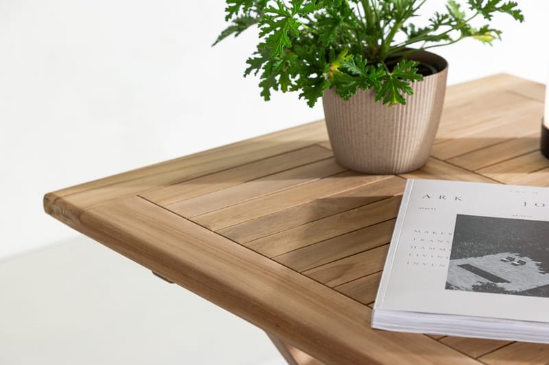 Kenya cafébord 70 cm udendørs - Natur - Havemøbler - Balkon - Balkonmøbler - Altanborde