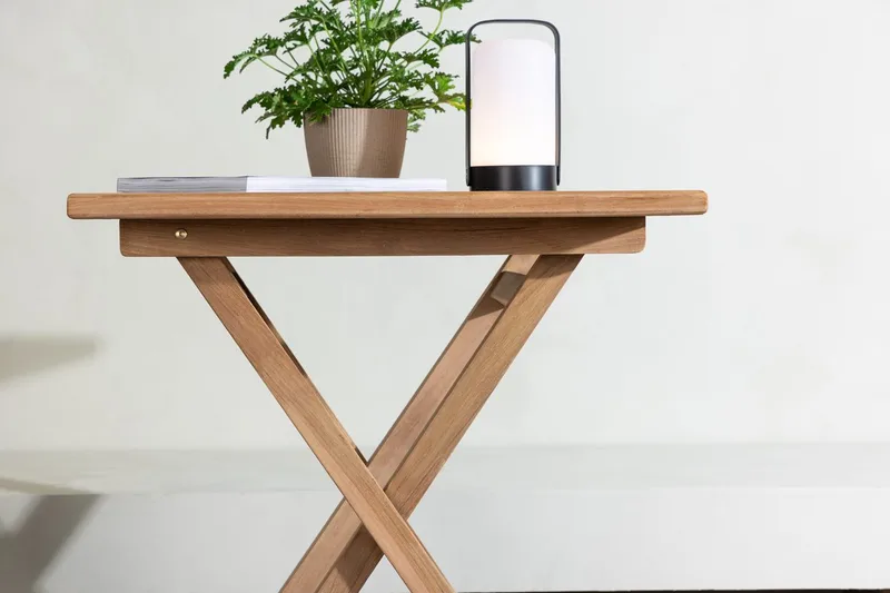 Kenya cafébord 70 cm udendørs - Natur - Havemøbler - Balkon - Balkonmøbler - Altanborde