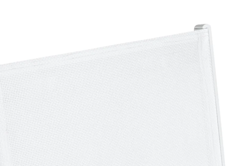 Las Vegas Stabelstol Udendørs - Hvid/Teak - Havemøbler - Balkon - Balkonmøbler - Altanstole