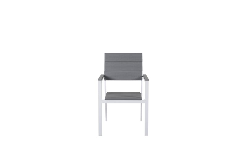 Levels Stabelstol Hvid/Grå - Venture Home - Spisebordsstole udendørs - Altanstole