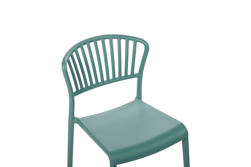 Leverano Spisestol Udendørs - Grøn - Havemøbler - Balkon - Balkonmøbler - Altanstole