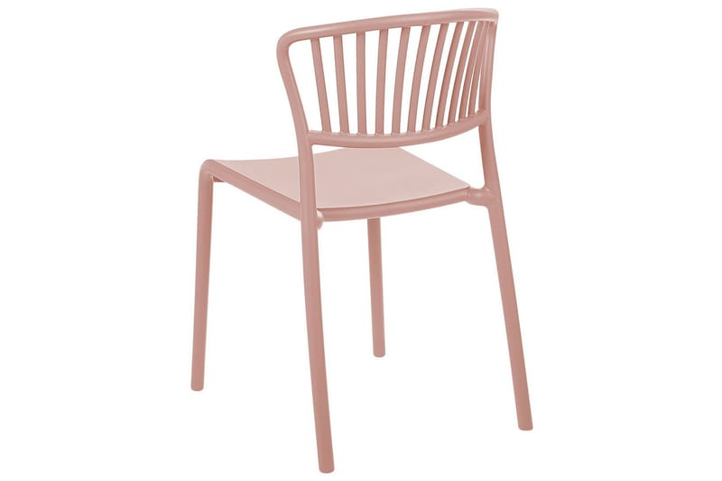 Leverano Spisestol Udendørs - Lyserød - Havemøbler - Balkon - Balkonmøbler - Altanstole