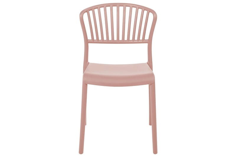 Leverano Spisestol Udendørs - Lyserød - Havemøbler - Balkon - Balkonmøbler - Altanstole