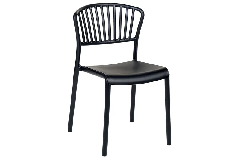 Leverano Spisestol Udendørs, Sort