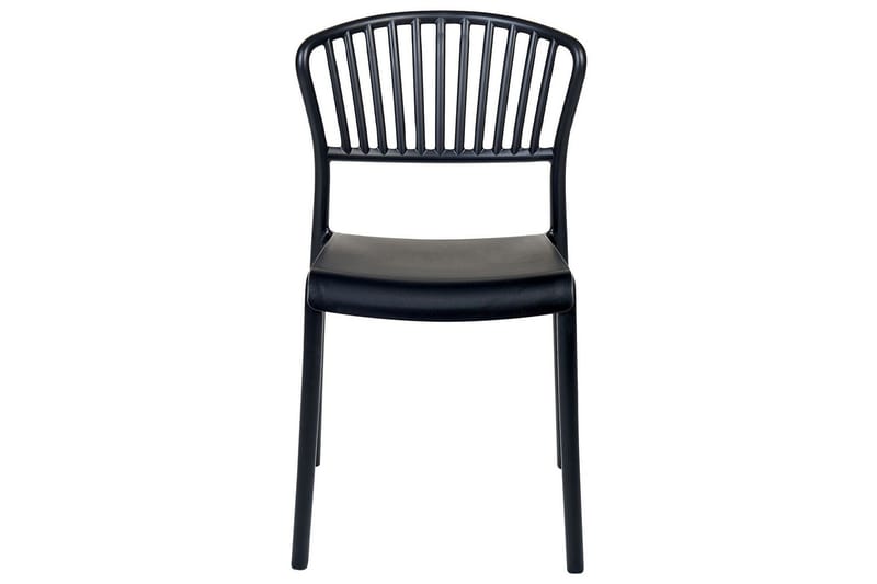 Leverano Spisestol Udendørs - Sort - Havemøbler - Balkon - Balkonmøbler - Altanstole