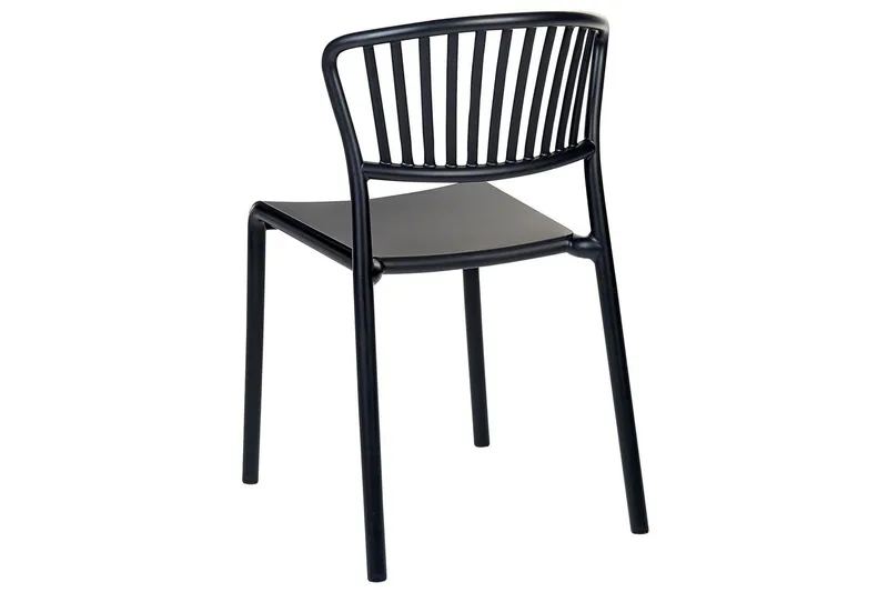 Leverano Spisestol Udendørs - Sort - Havemøbler - Balkon - Balkonmøbler - Altanstole