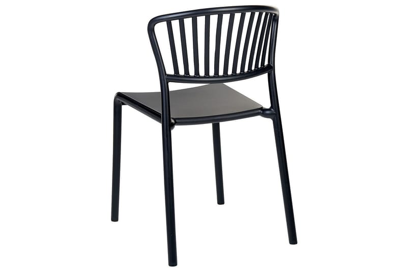 Leverano Spisestol Udendørs - Sort - Havemøbler - Balkon - Balkonmøbler - Altanstole