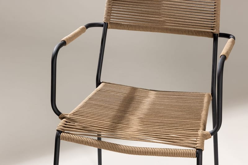 Lindos lænestol udendørs - Brun - Havemøbler - Balkon - Balkonmøbler - Altanstole