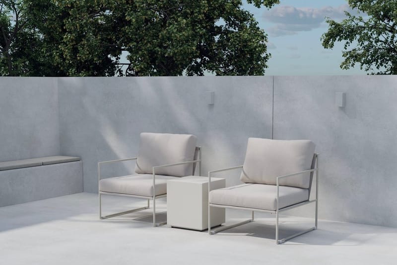 Lissabon cafésæt udendørs, Beige