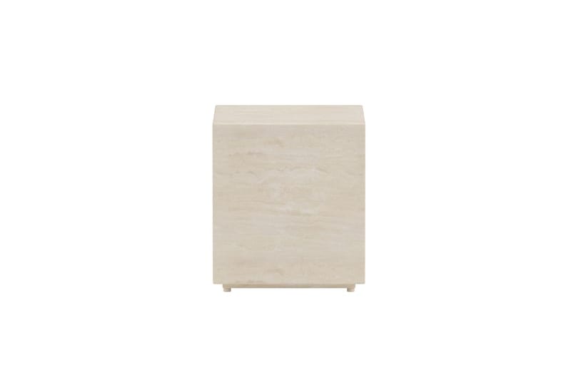 Lissabon sidebord 40 cm udendørs - Beige - Havemøbler - Balkon - Balkonmøbler - Altanborde