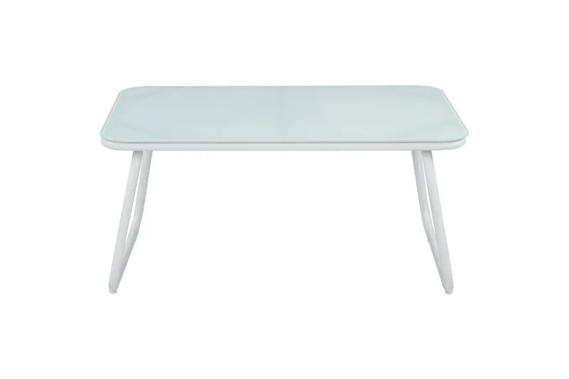 Loungegrupp Beliani Pomonte Svart/Grå White||Grey - Havemøbler - Loungemøbler - Sofagrupper udendørs