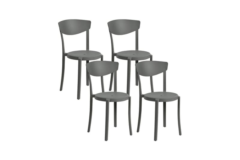 Maple Creek Spisestol Udendørs - Mørkegrå - Havemøbler - Balkon - Balkonmøbler - Altanstole