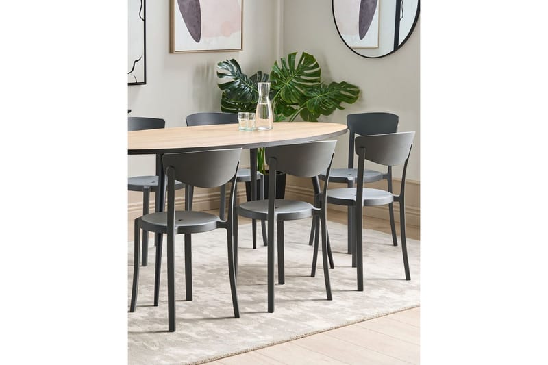 Maple Creek Spisestol Udendørs - Mørkegrå - Havemøbler - Balkon - Balkonmøbler - Altanstole