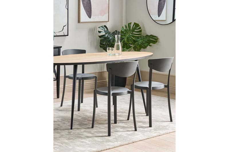 Maple Creek Spisestol Udendørs - Mørkegrå - Havemøbler - Balkon - Balkonmøbler - Altanstole