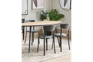 Maple Creek Spisestol Udendørs - Mørkegrå - Havemøbler - Balkon - Balkonmøbler - Altanstole